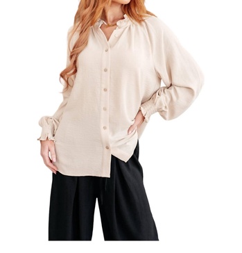 for you i do button up blouse in cream