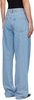 Blue Low Waist Wide Leg Jeans