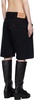 Black Nº69 Overjogging Denim Shorts