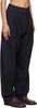 SSENSE Exclusive Navy Double Pleat Front Trousers