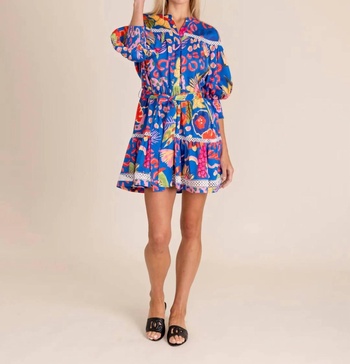 charlotte dress in multicolor