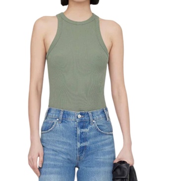 eva tank top in artichoke
