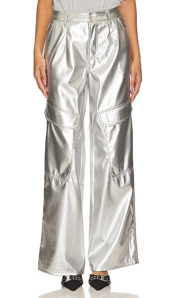 Faux Leather Wynn Cargo Pants