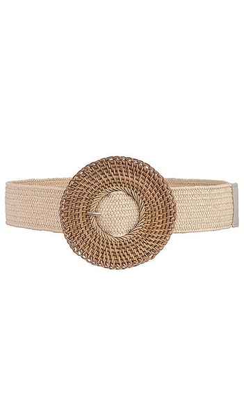 Woven Belt in Ivory