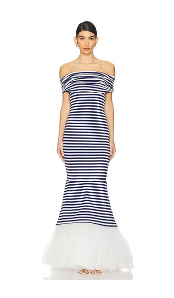 Malory Striped Gown