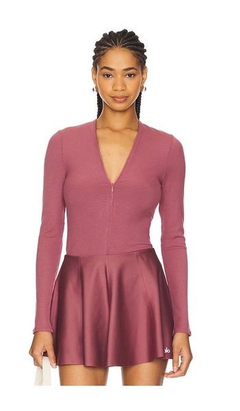Ribbed Mesmerize Long Sleeve Top