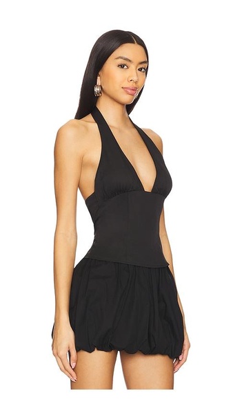 Olive Halter Top