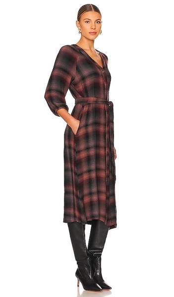 Button Down Midi Dress