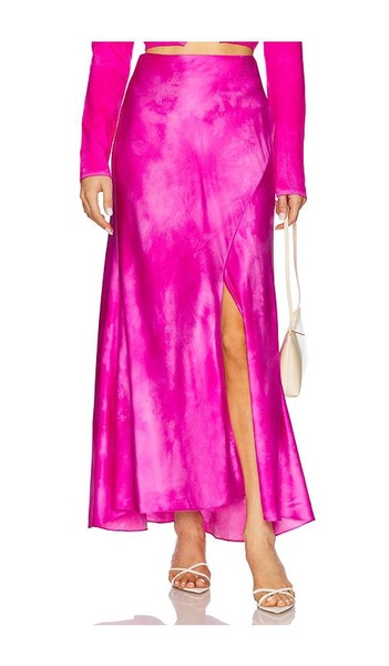 Flared Midi Skirt