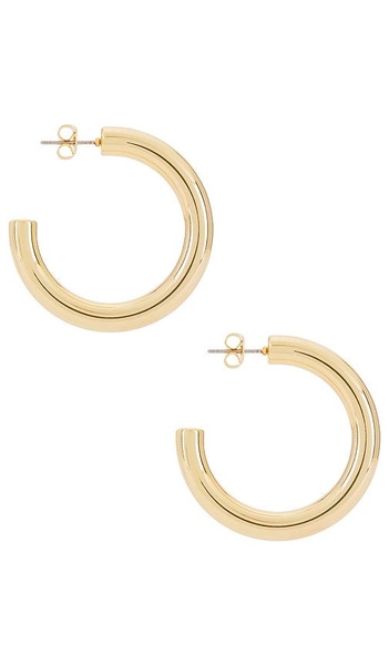 Medium Thick Classic Hoops