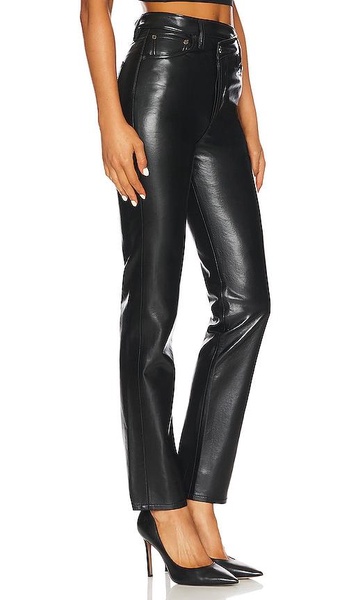 Recycled Leather Criss Cross Straight