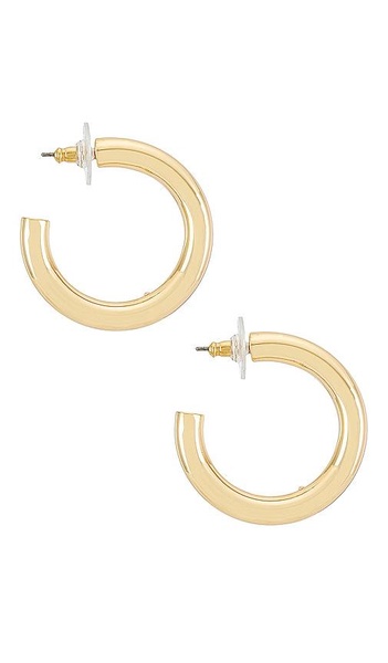 Dalilah Medium Tube Hoop Earrings