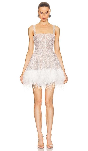 Mademoiselle Beaded Mini Dress