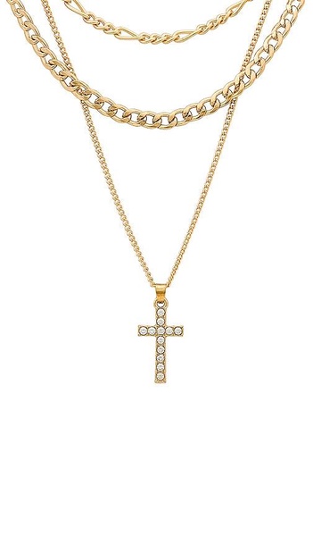 x REVOLVE Cross Layered Necklace