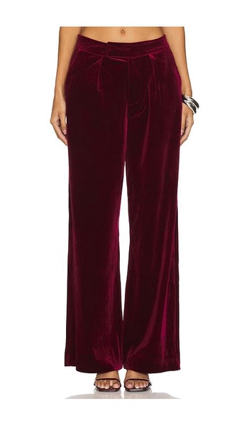 High Waisted Pleated Trouser