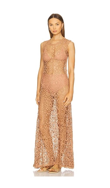 Sleeveless Swing Maxi Dress