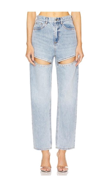 Crystal Slit Jean