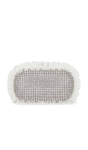 x Christopher Kane Crystal Lace Detail Clutch