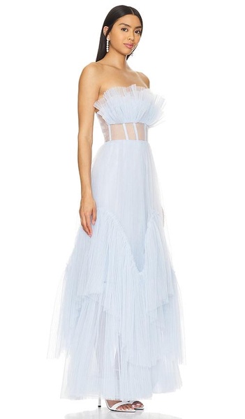 Long Corset Evening Dress