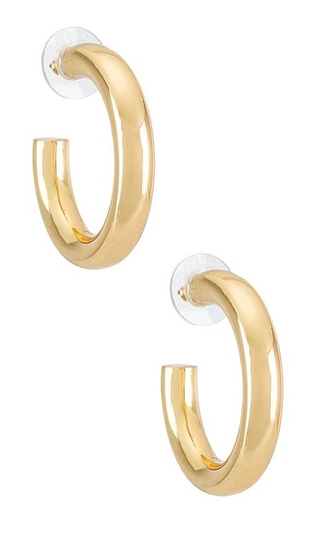 Dalilah Medium Tube Hoop Earrings