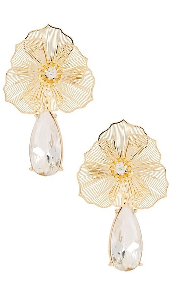 Iris Floral Earrings