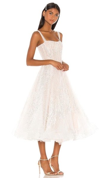 Mademoiselle Bridal Midi Dress