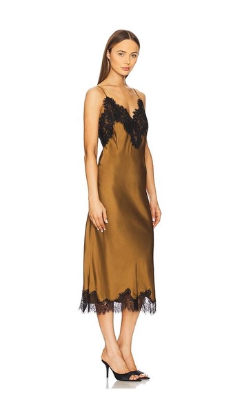 VESTIDO CON DETALLE DE ENCAJE LENNON