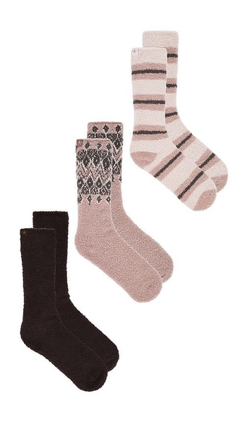 x REVOLVE CozyChic 3 Pair Winter Sock Set