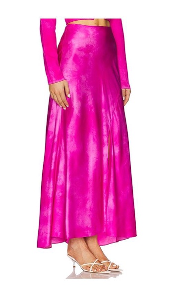 Flared Midi Skirt