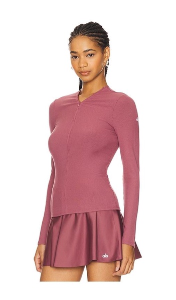 Ribbed Mesmerize Long Sleeve Top