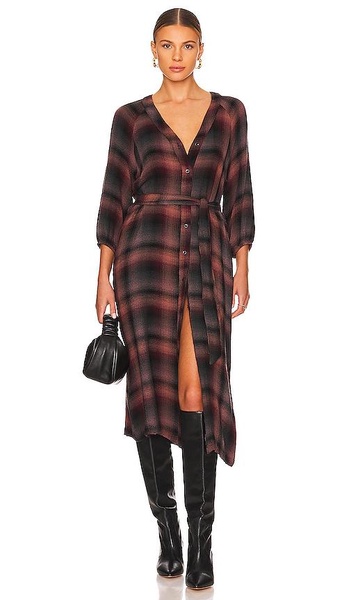 Button Down Midi Dress