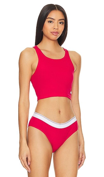 Cropped Racer Tank