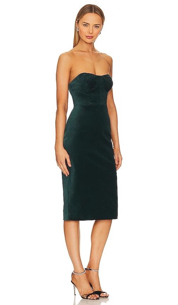 Velvet Bustier Dress
