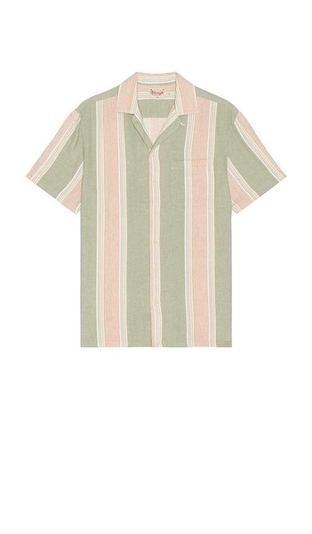 Short Sleeve Hemp Blend Camp Shirt