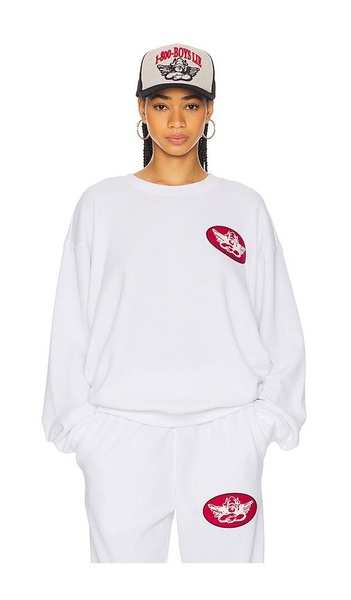 On The Edge Thermal Kara Crewneck