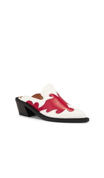 Weston Bicolor Leather Mules