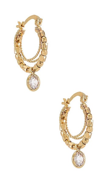 Embellished Hoop Earrings