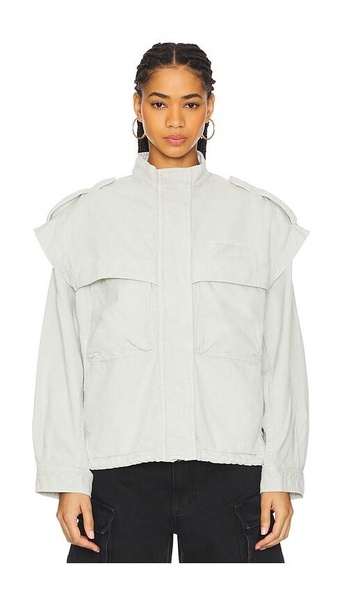 Oversized Cotton Utility Jacket