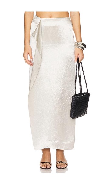 Kobe Wrap Over Maxi Skirt