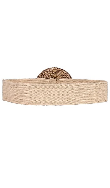 Woven Belt in Ivory
