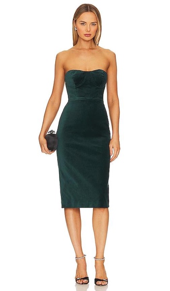 Velvet Bustier Dress