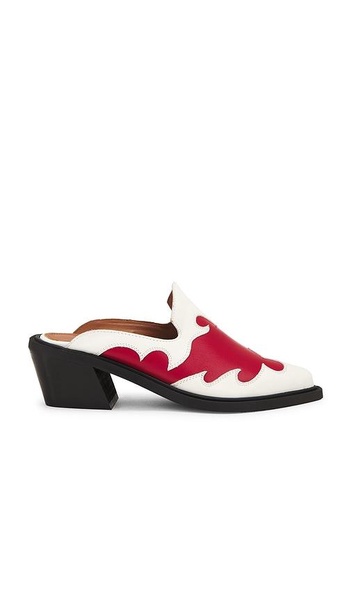 Weston Bicolor Leather Mules
