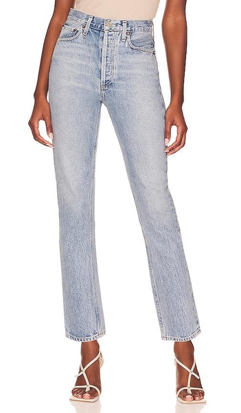Riley High Rise Straight Crop
