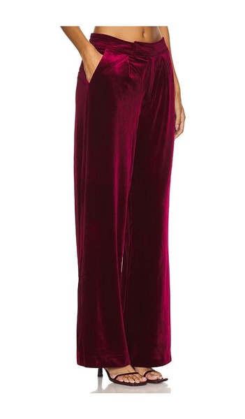 High Waisted Pleated Trouser