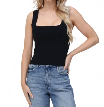 eva tank top in black