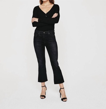 jodi flare crop in holloway wash