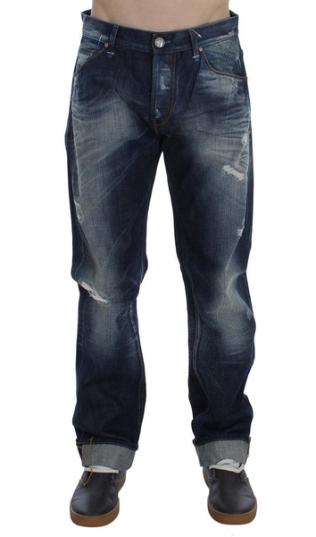 authentic regular fit  wash men's jeans
