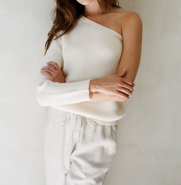 the rania sweater in cream