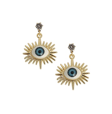 Women's The Evil Eye's Ray Drop Earrings