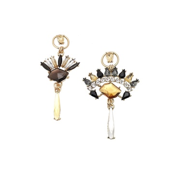Women's Block Drop Earrings